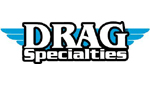 DRAG SPECIALTIES (76446B) Flame Teardrop Mirrors with Sculptured Stem | Flame Mirrors - Black