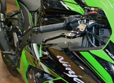 Hotbodies Racing Kawasaki ZX10R (2016-2017) MGP Brake & Clutch Levers - Lever Set - Black (51601-2600)
