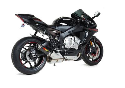 Hotbodies Racing: Yamaha YZF-R1/M (2015-2022) MGP Exhaust - Slip on Carbon Fiber Canister (81501-2400)