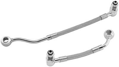 Goodridge (HDFL-005/HDFL005) Fuel Injection Replacement Line Kit - Stainless Steel - for Harley Davidson Touring FL Models