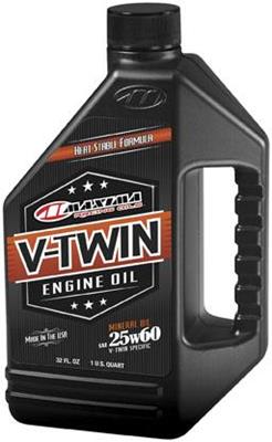 Maxima (30-15901) Powersport (or Core) Engine Oil V-TWIN MINERAL 25W60 QT
