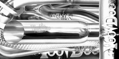 Voodoo (VECBR1K8P) Street Sportbike Mufflers / Slip-Ons SHORTY EXHST-POL CBR1RR 08-13