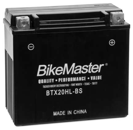 Bikemaster (HTX14AHL-BS) Maintanance Free Btx14Ahl-Bs Bikemstr Battery BLK