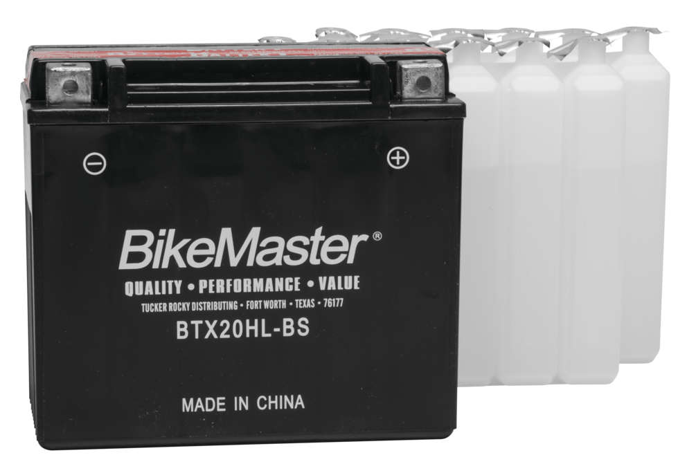 Bikemaster (HTX20HL-BS) Maintanance Free Btx20Hl-Bs Bikemstr Battery BLK